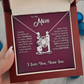 [Almost Sold Out] Mom - I Love You - Love Knot Necklace