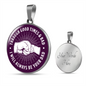 Through Good Times & Bad - Purple Necklace