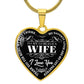 To My Gorgeous Wife - Black