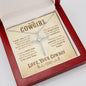 To My Cowgirl - CZ Cross Necklace