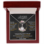 Daughter - Someday When The pages Of My Life End - Eternal Hope Necklace