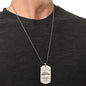 Son - I Believe in You - Love Mom - Engraved Dog Tag Necklace