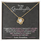 Granddaughter - I Hugged This Little Pendant - Love Grandma