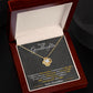 Granddaughter - I Hugged The Little Pendant - Love Grandma