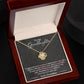 Granddaughter - I Hugged This Little Pendant - Love Grandma