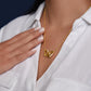Granddaughter - I Hugged This Little Pendant - Love Grandma