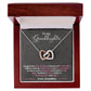 To My Granddaughter - I Hugged This Little Pendant - Love Grandma