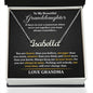 Granddaughter - If There is Ever a Tomorrow - Name Necklace