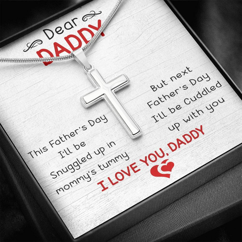 Dad - Snuggled Up In Mommy's Tummy - Father's Day